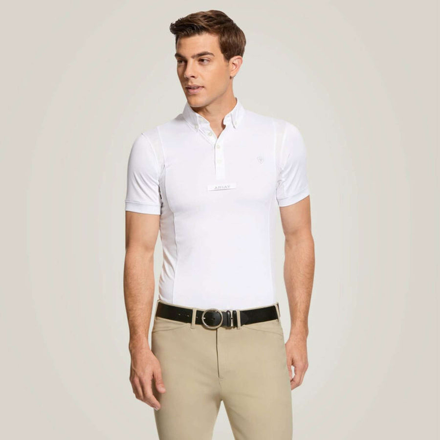 Ariat Competition Shirt Tek Men White