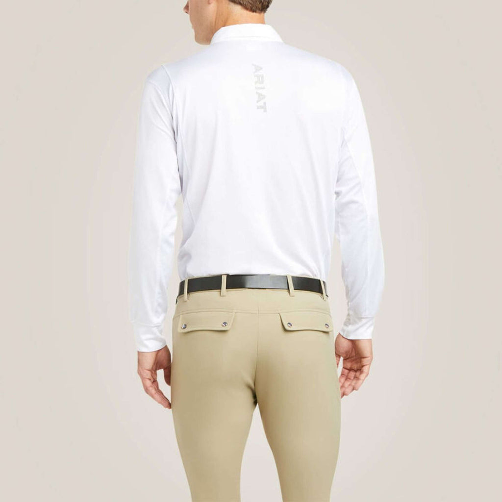 Ariat Competition Shirt Tek Long Sleeve Men White