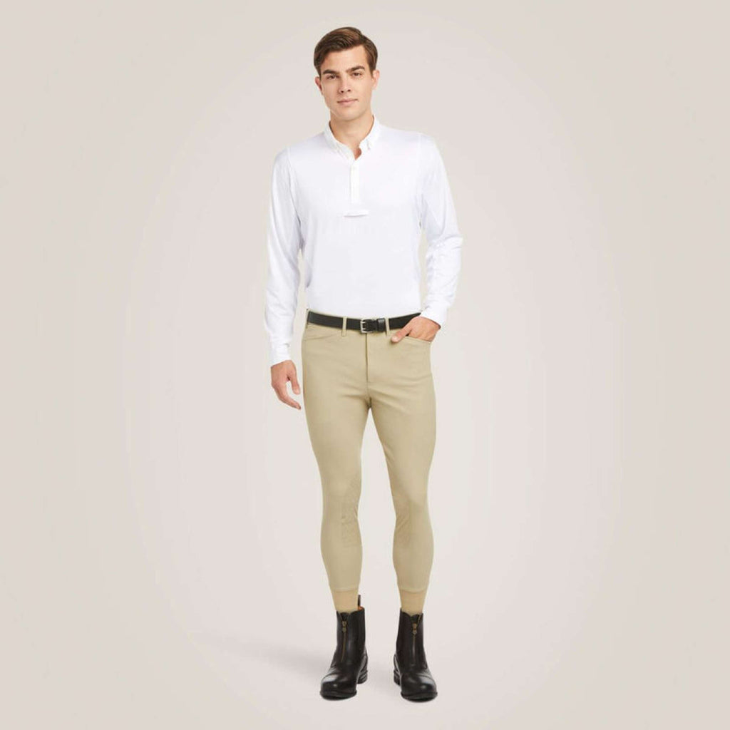 Ariat Competition Shirt Tek Long Sleeve Men White