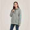 Ariat Hoodie Rebar Graphic Women Heather Grey