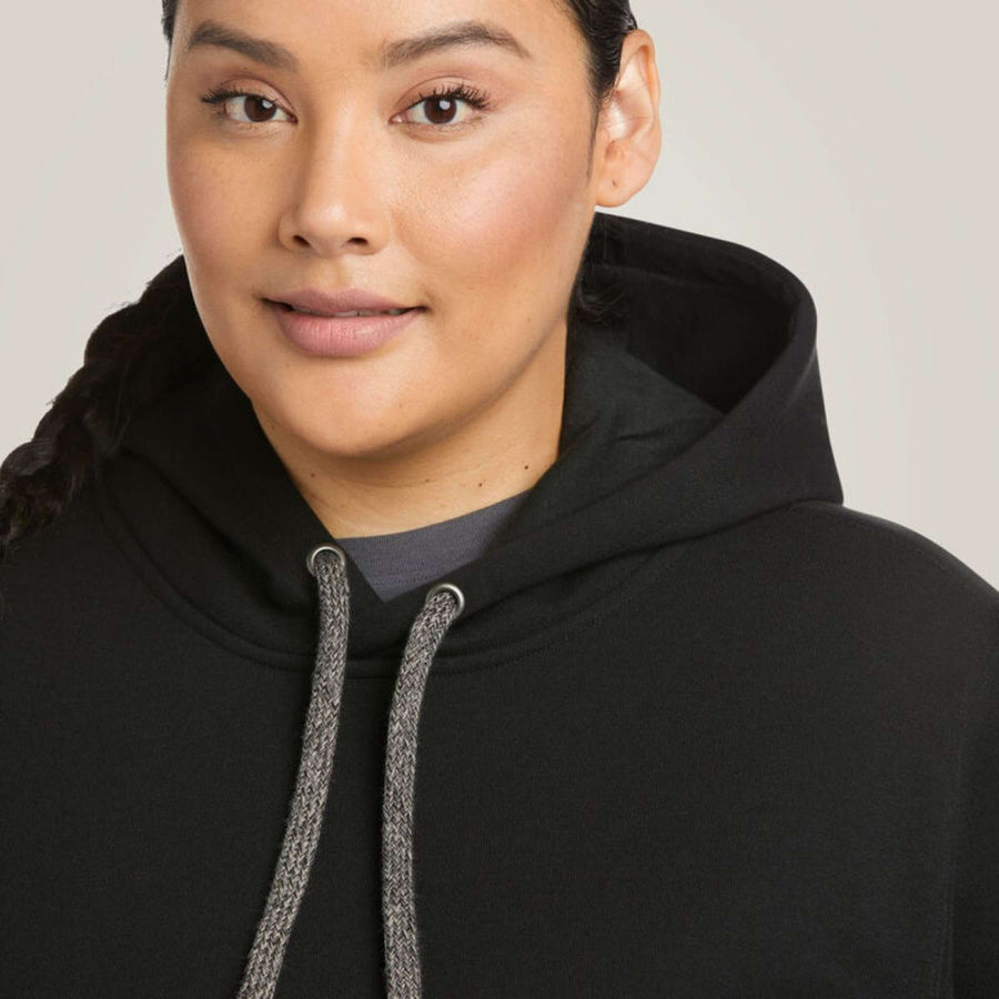 Ariat Hoodie Rebar Graphic Women Black/Purple