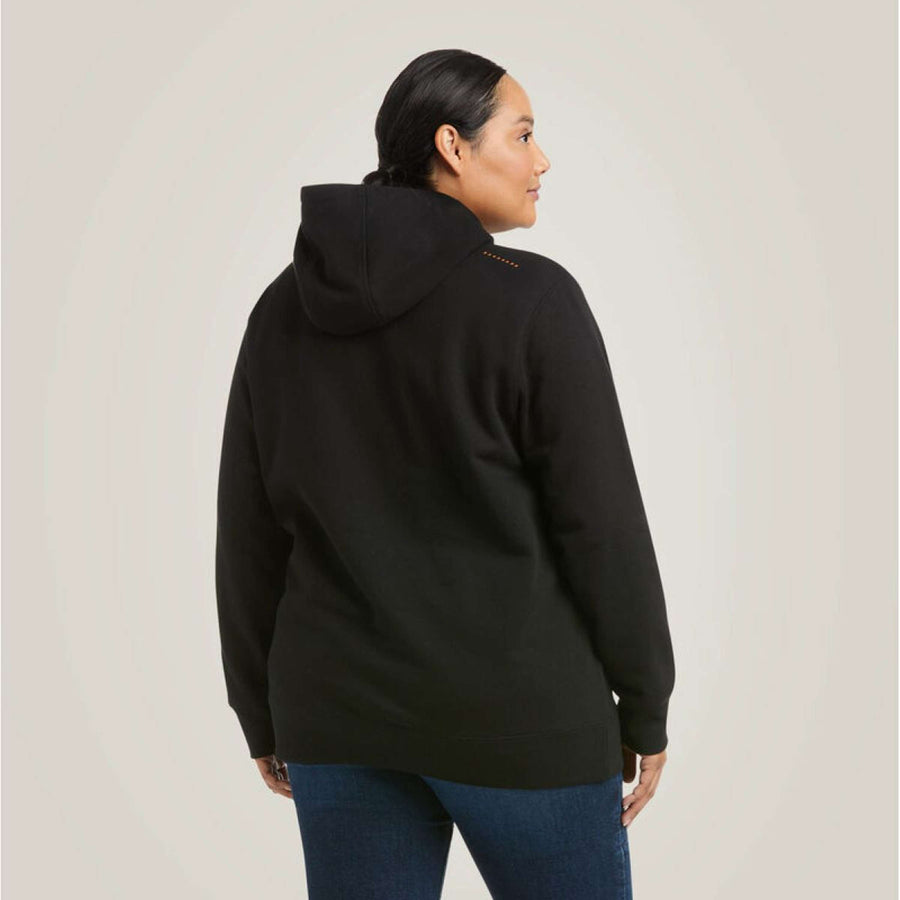 Ariat Hoodie Rebar Graphic Women Black/Purple