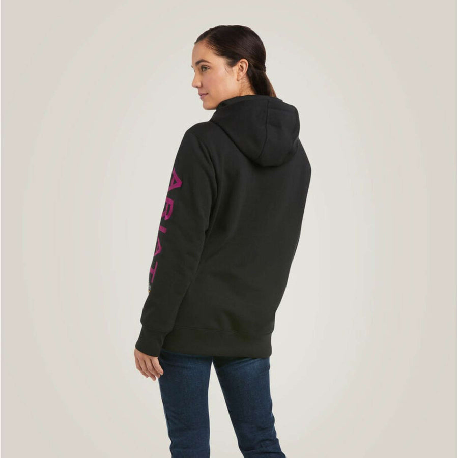 Ariat Hoodie Rebar Graphic Women Black/Purple