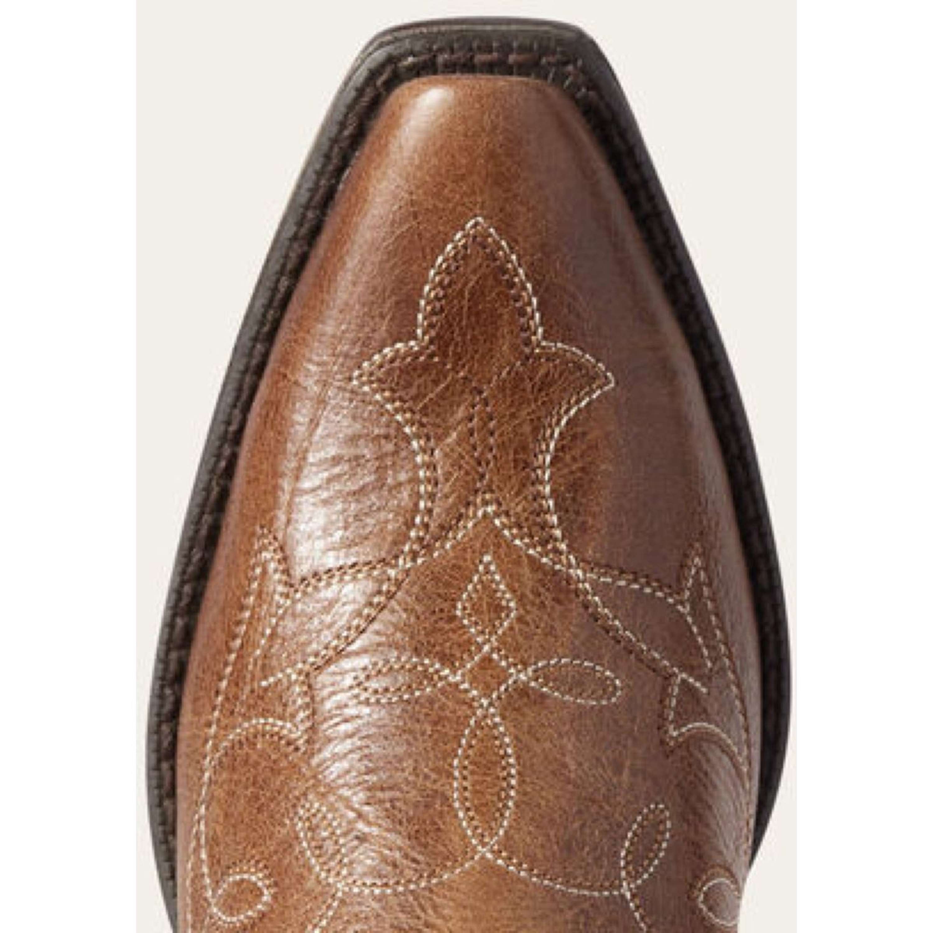 Ariat Western Boots Heritage D Toe StretchFit Women Dark Tan