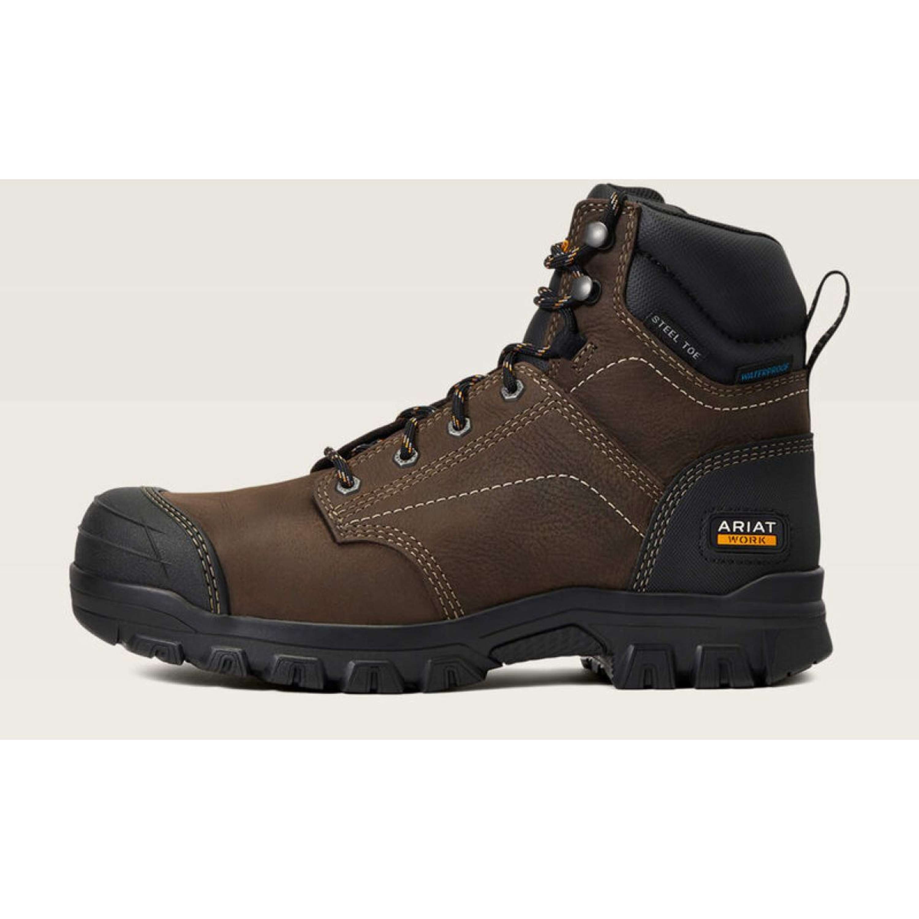 Ariat Outdoor shoes Treadfast Waterproof Steel Toe Women Darkbrown