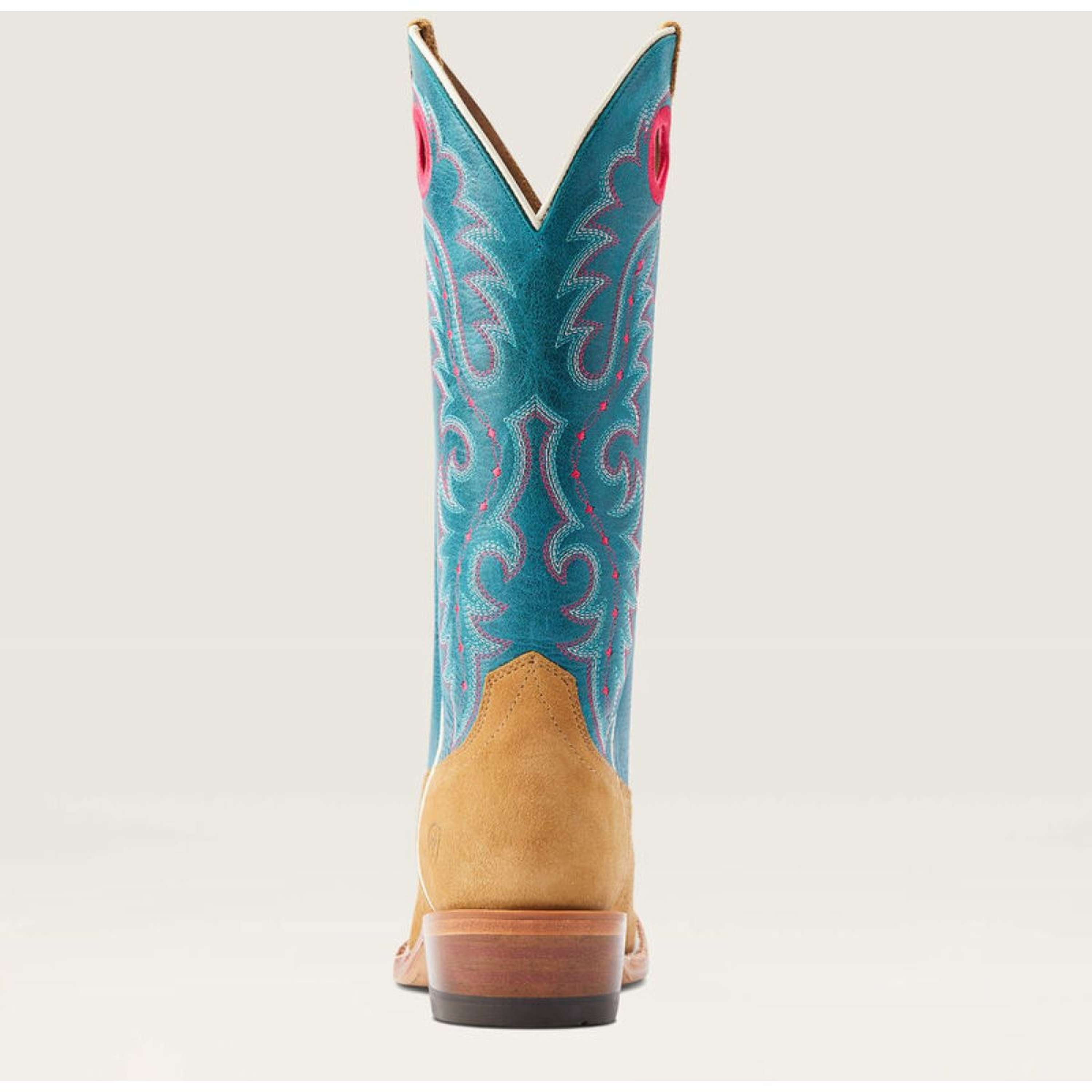 Ariat Western Boots Futurity Boon Women Buckskin Roughout
