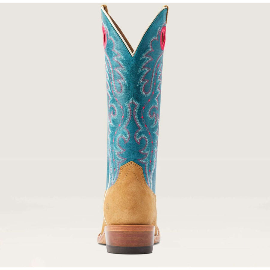 Ariat Western Boots Futurity Boon Women Buckskin Roughout