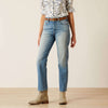 Ariat Jeans High Rise Bridle Slim Straight Leg Women Abeline