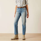 Ariat Jeans High Rise Bridle Slim Straight Leg Women Abeline