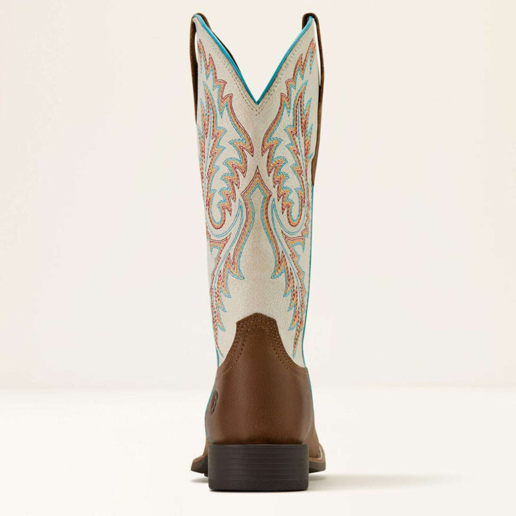 Ariat Western Boots Round Up W Toe Women Sandstorm/Distressed Ivory