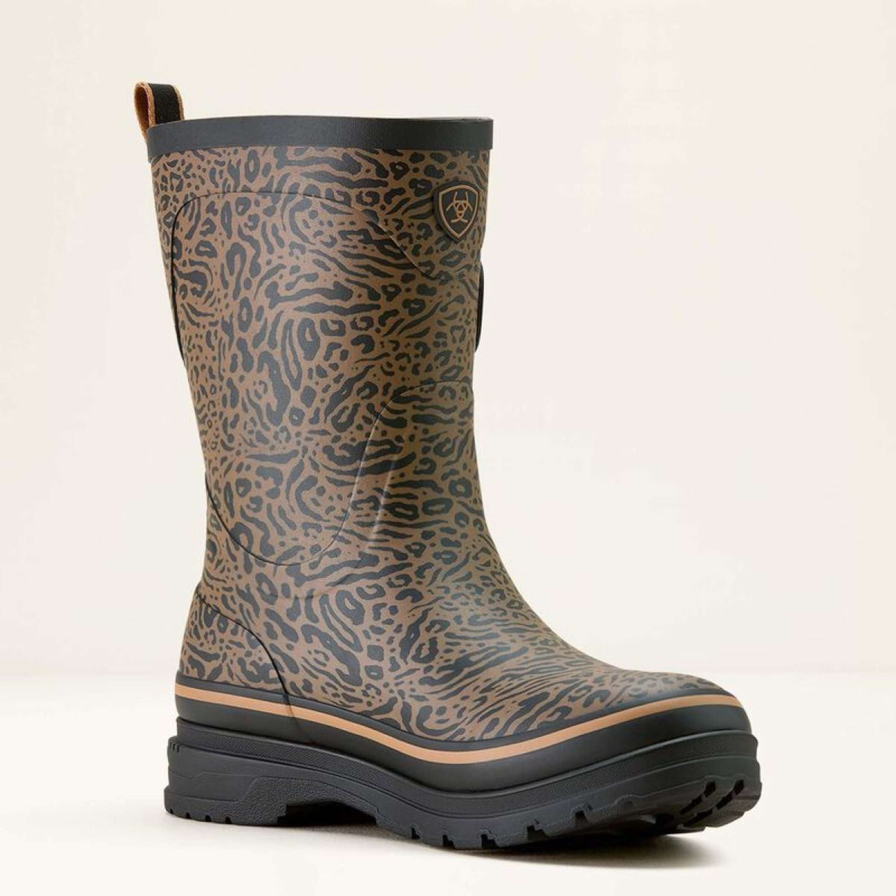 Ariat Rain Boots Kelmarsh Mid Women Ocelot Print