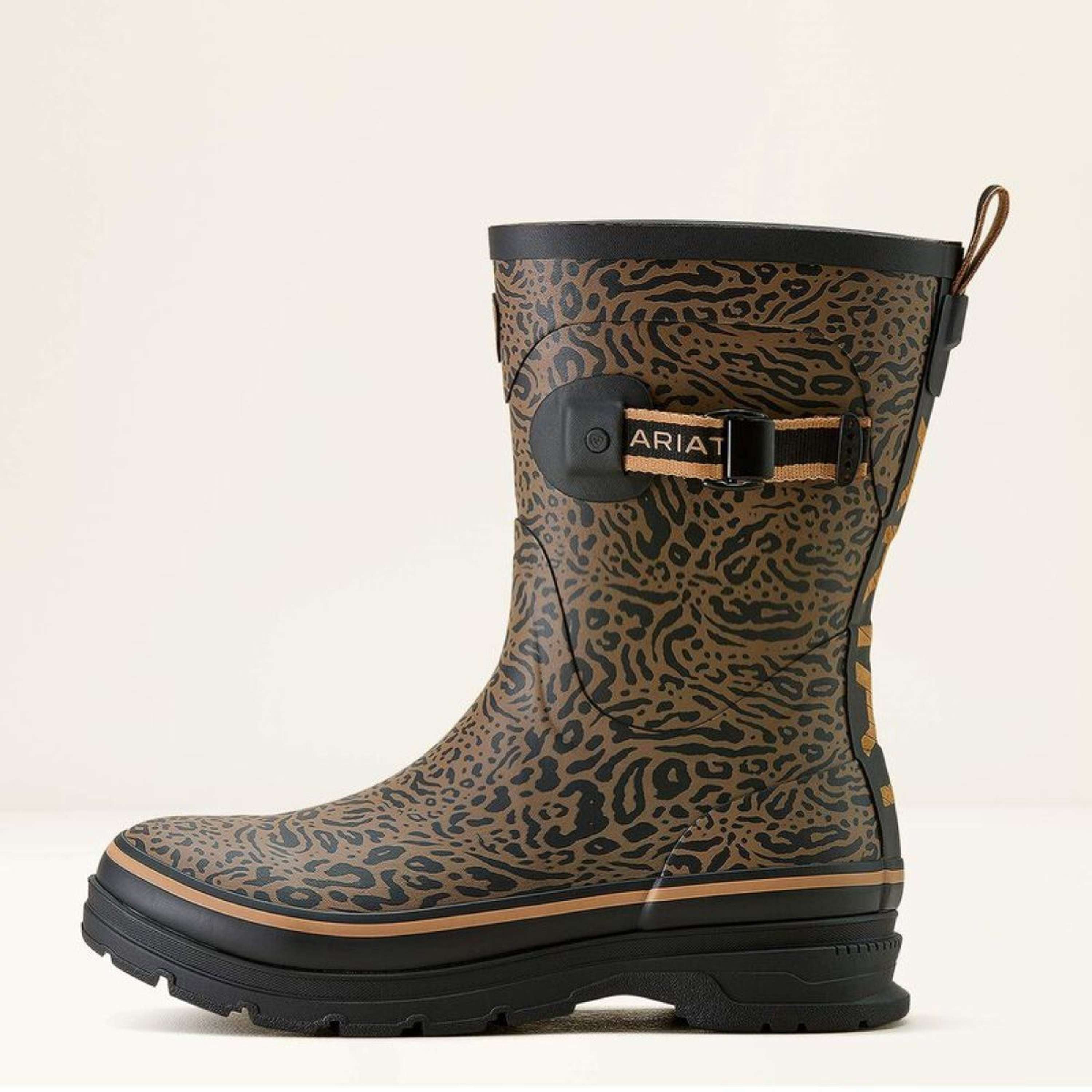 Ariat Rain Boots Kelmarsh Mid Women Ocelot Print