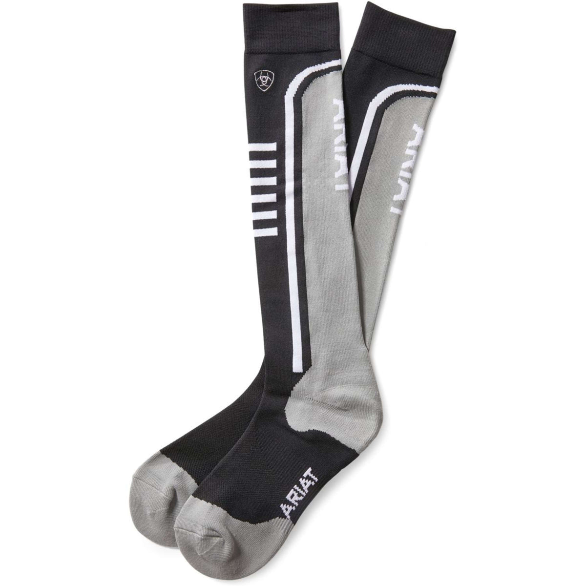 Ariat Socks Ariattek SlimLine Black/Grey