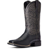 Ariat Western Boots Round Up Remuda Women Black Deertan