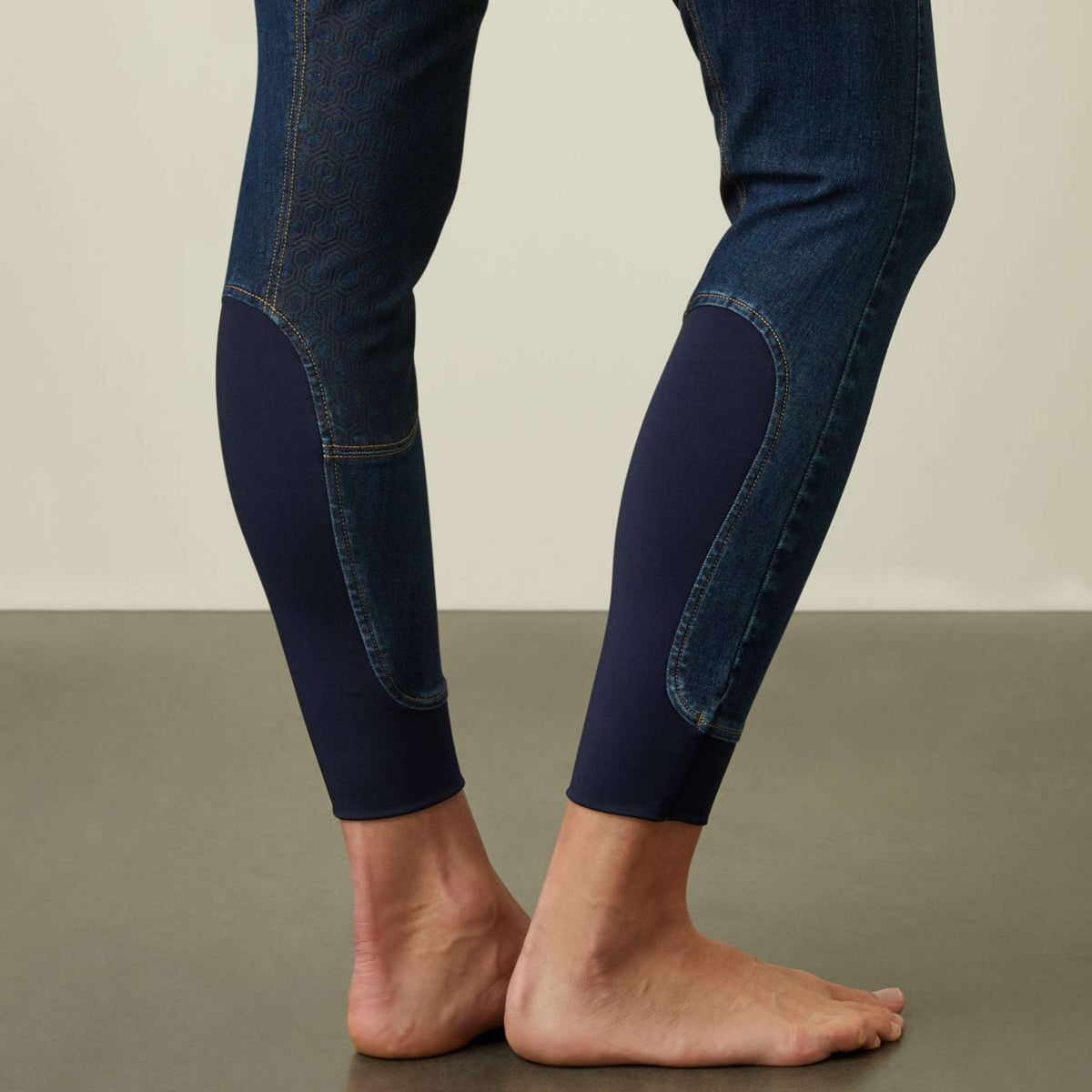 Ariat Breeches Halo Denim Full Seat Navy