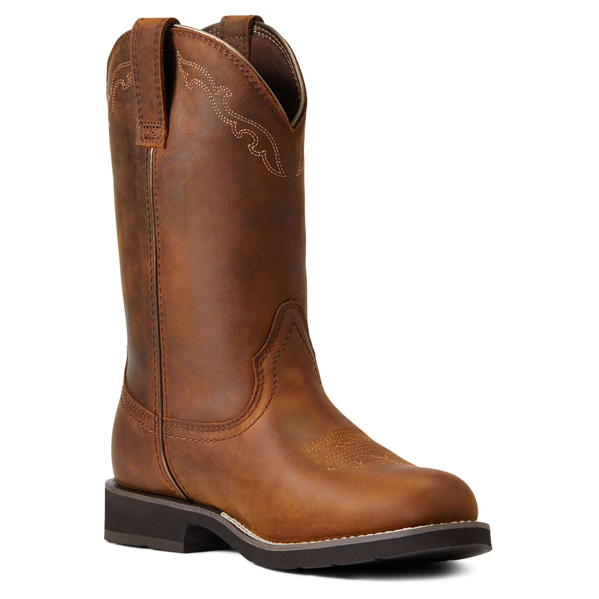 Ariat Westernboot Delilah Ronde neus Waterproof Distressed Brown