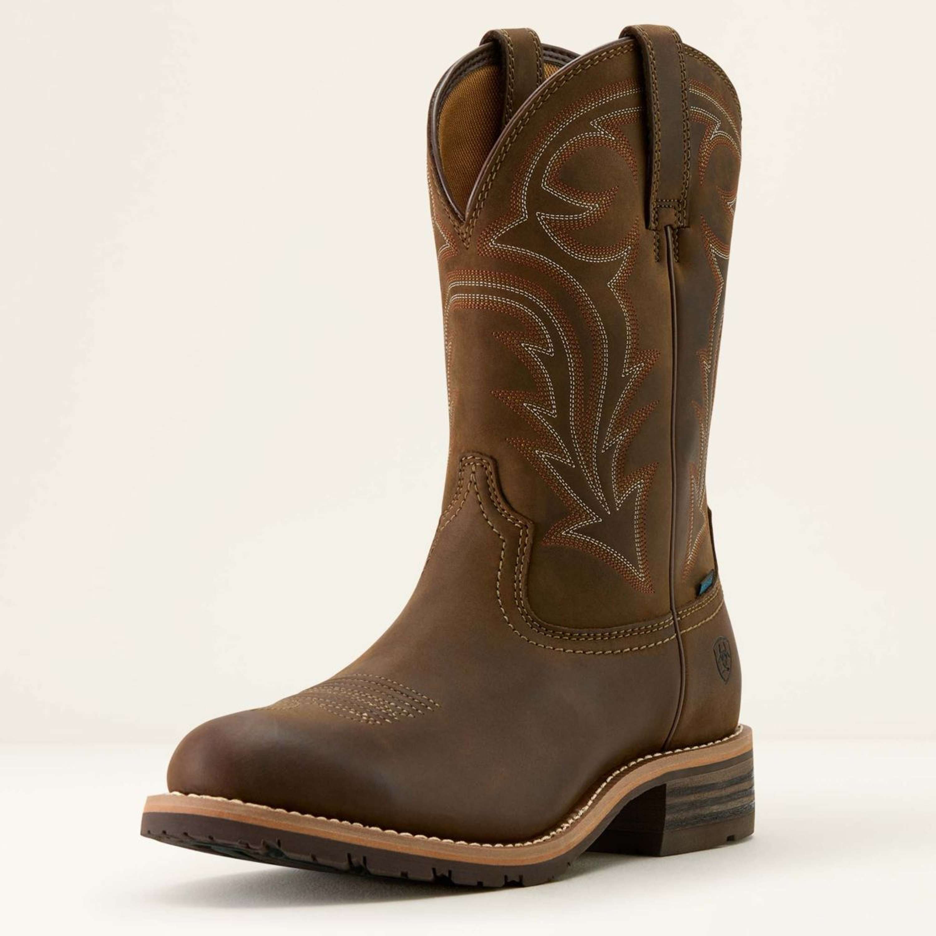 Ariat Western Boots MNS Hybrid Rancher H2O Distressed Brown