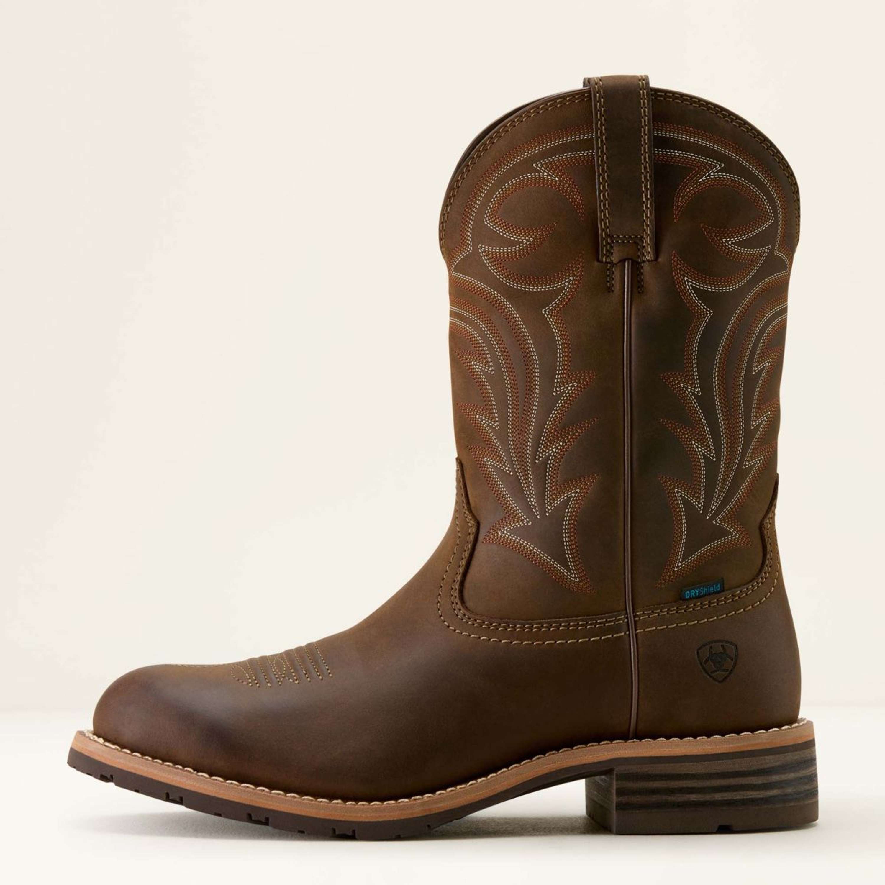 Ariat Western Boots MNS Hybrid Rancher H2O Distressed Brown