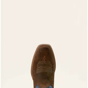 Ariat Western Boots MNS Sport Narrow Cutter Toe Aged Smokehouse Roughout/Midni