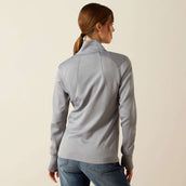 Ariat Shirt Team EQ 1/2 ZP Alloy Heather