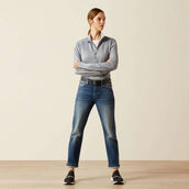 Ariat Shirt Team EQ 1/2 ZP Alloy Heather