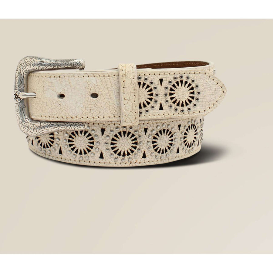 Ariat Belt M&F WMNS Circle Burst White