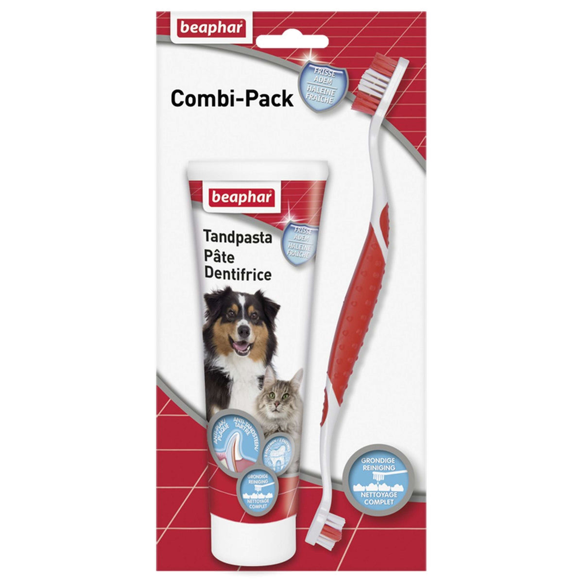 Beaphar Toothpaste + Tooth Brush Combi Pack