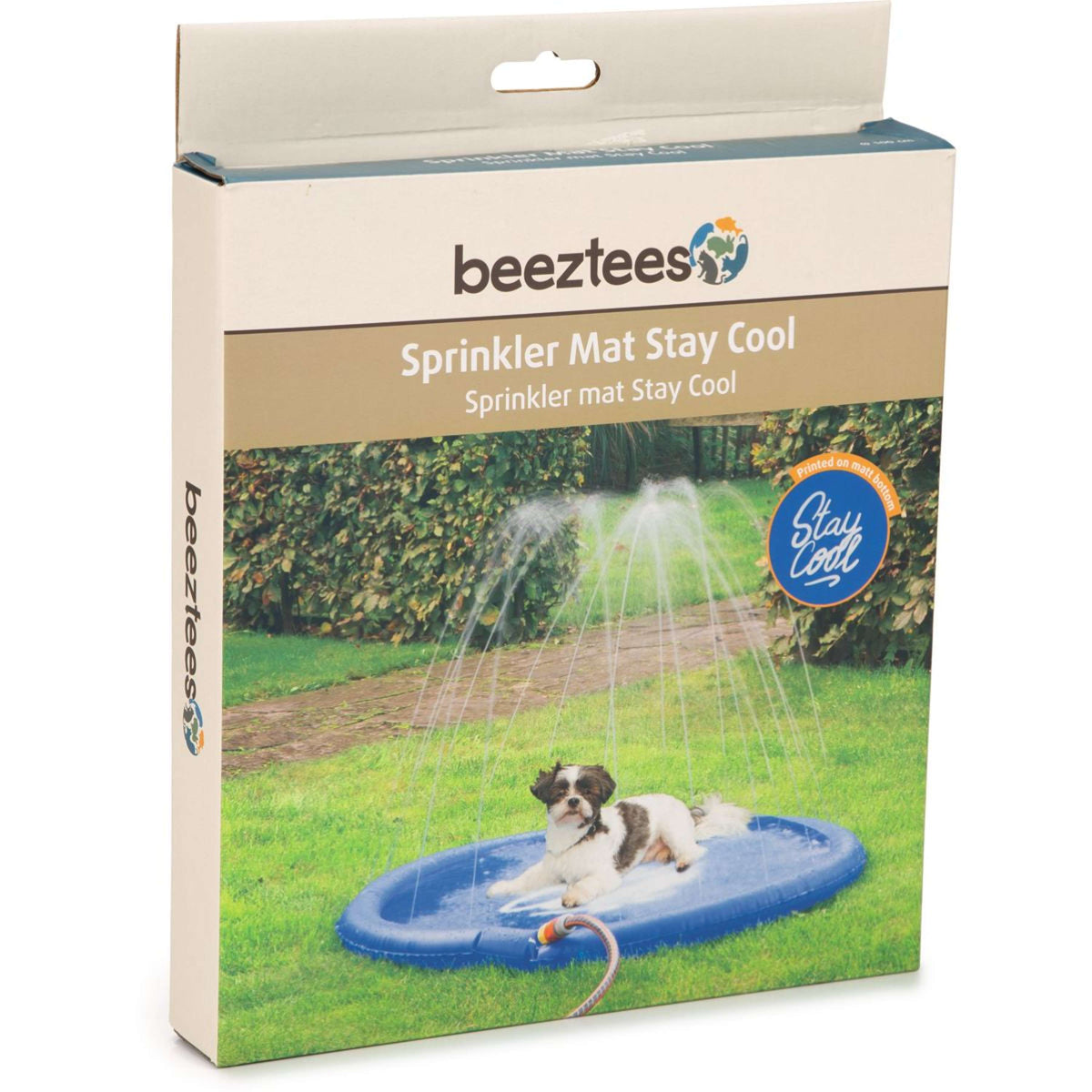 Beeztees Sprinkler Cooling Mat Stay Cool Blue