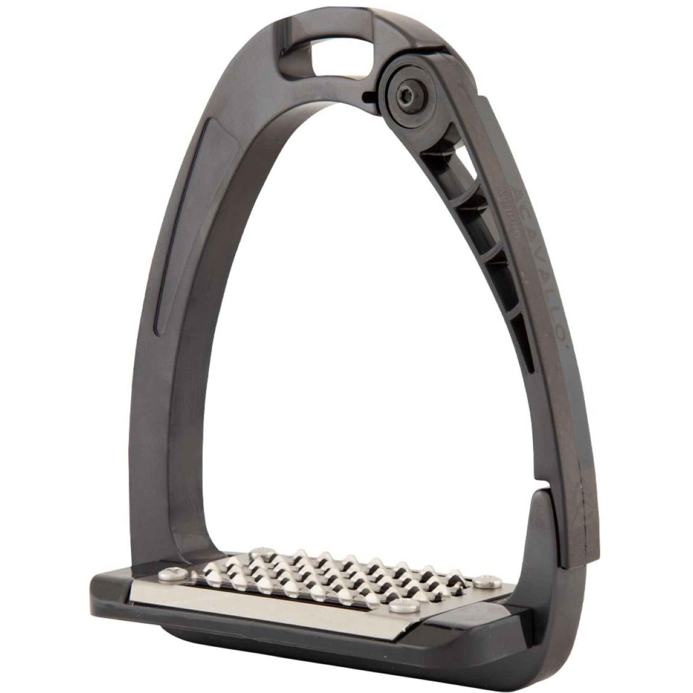 Acavallo Stirrups Arena Alupro Charcoal/Black Acavallo Stirrups Arena Alupro Charcoal/Black