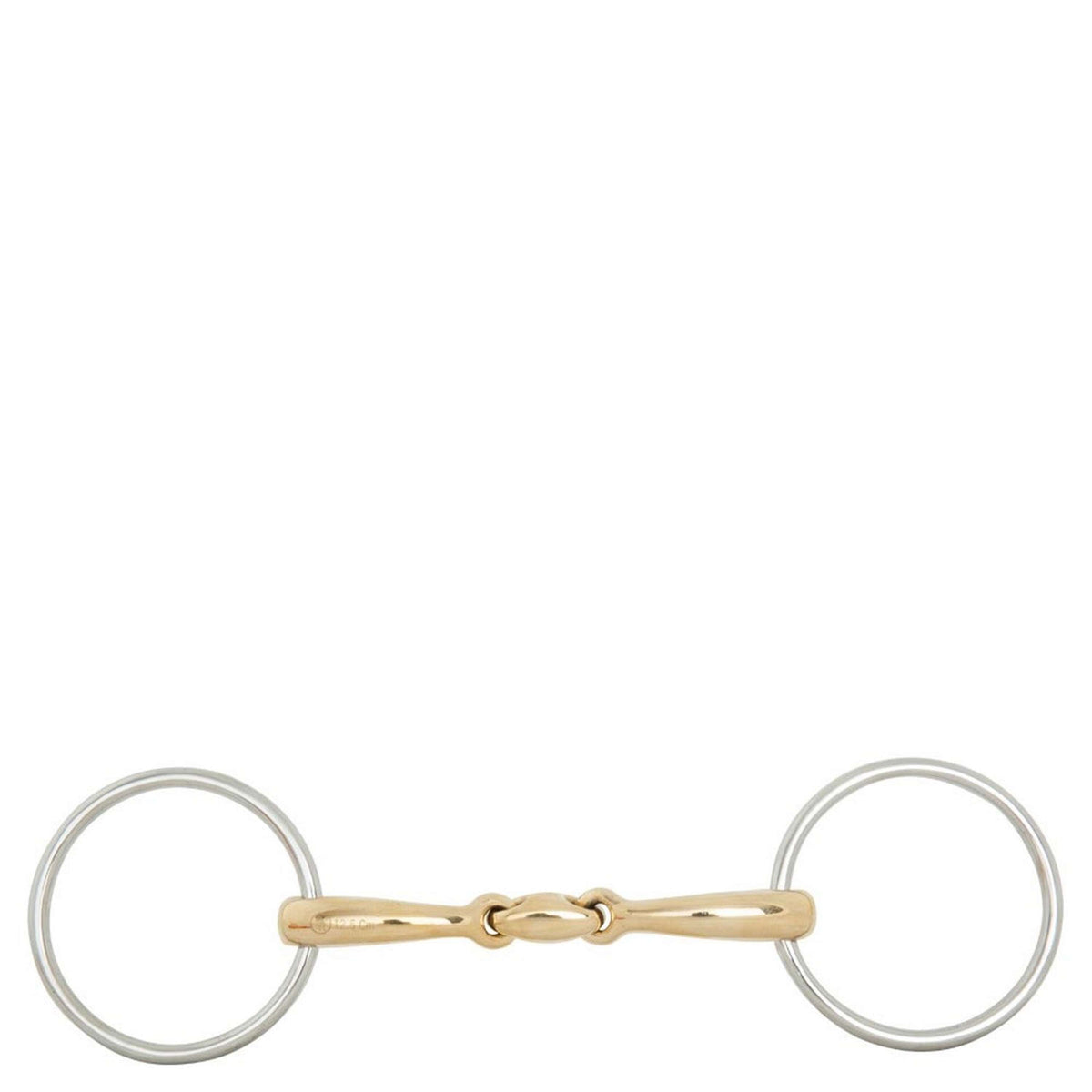 BR Loose Ring Snaffle Soft Contact Double Broken 14mm