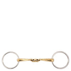 BR Loose Ring Snaffle Soft Contact Double Broken Curved 14mm