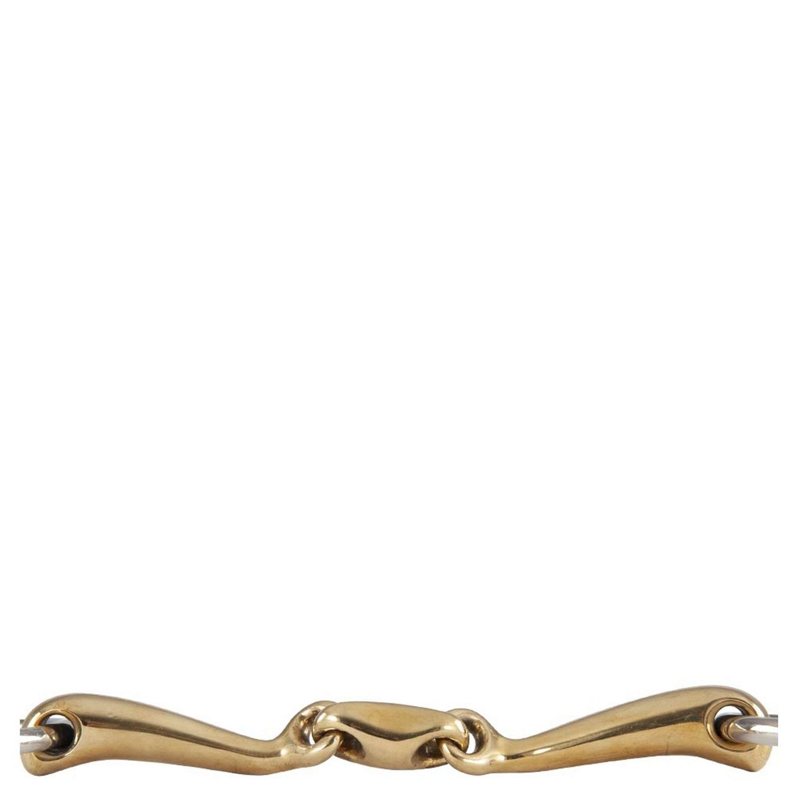 BR Loose Ring Snaffle Soft Contact Double Broken Curved 14mm BR Loose Ring Snaffle Soft Contact Double Broken Curved 14mm