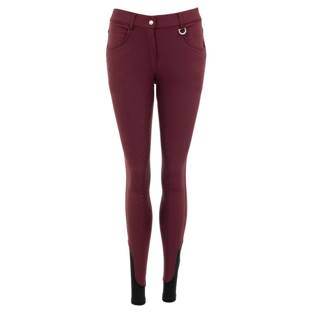 BR Breeches Malon Silicon Seat Wine-Red