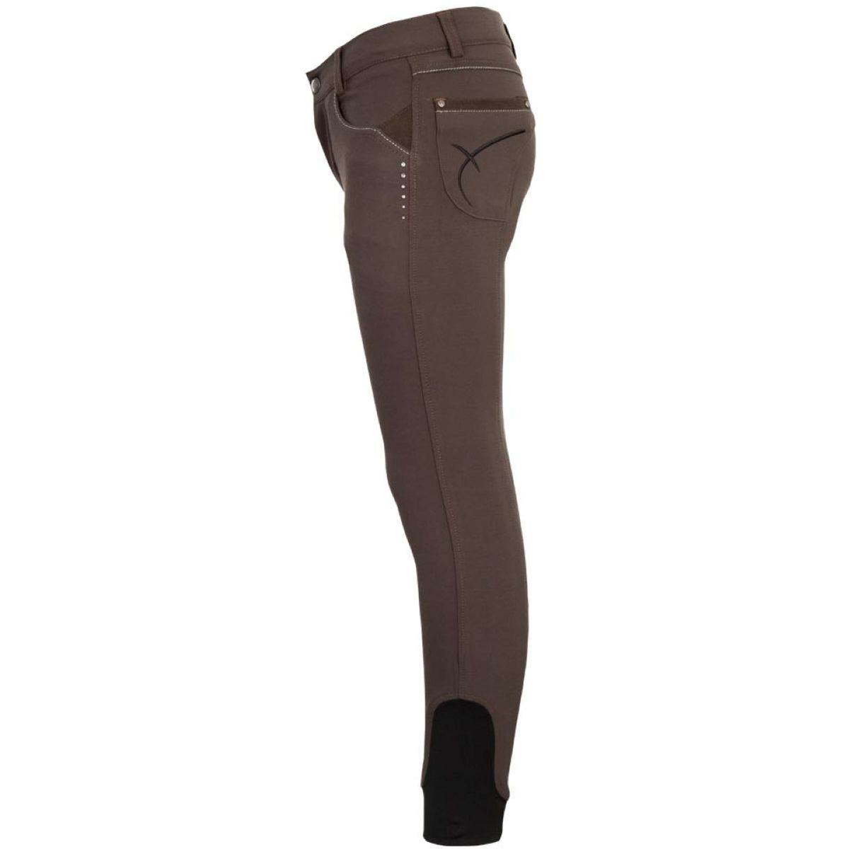 BR Breeches 4-EH Ned Kids Silicon Knee Pads Dark Forest