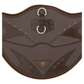 BR Girth Poly Anatomic Short with a Stud Guard Brown