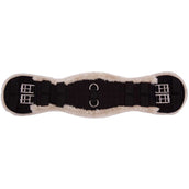 Premiere Dressage Girth Anatomic Synthetic Sheepskin Black/Natural