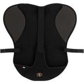 BR Saddle Cover Ortho-Coccyx Gel Dressage Black/Black