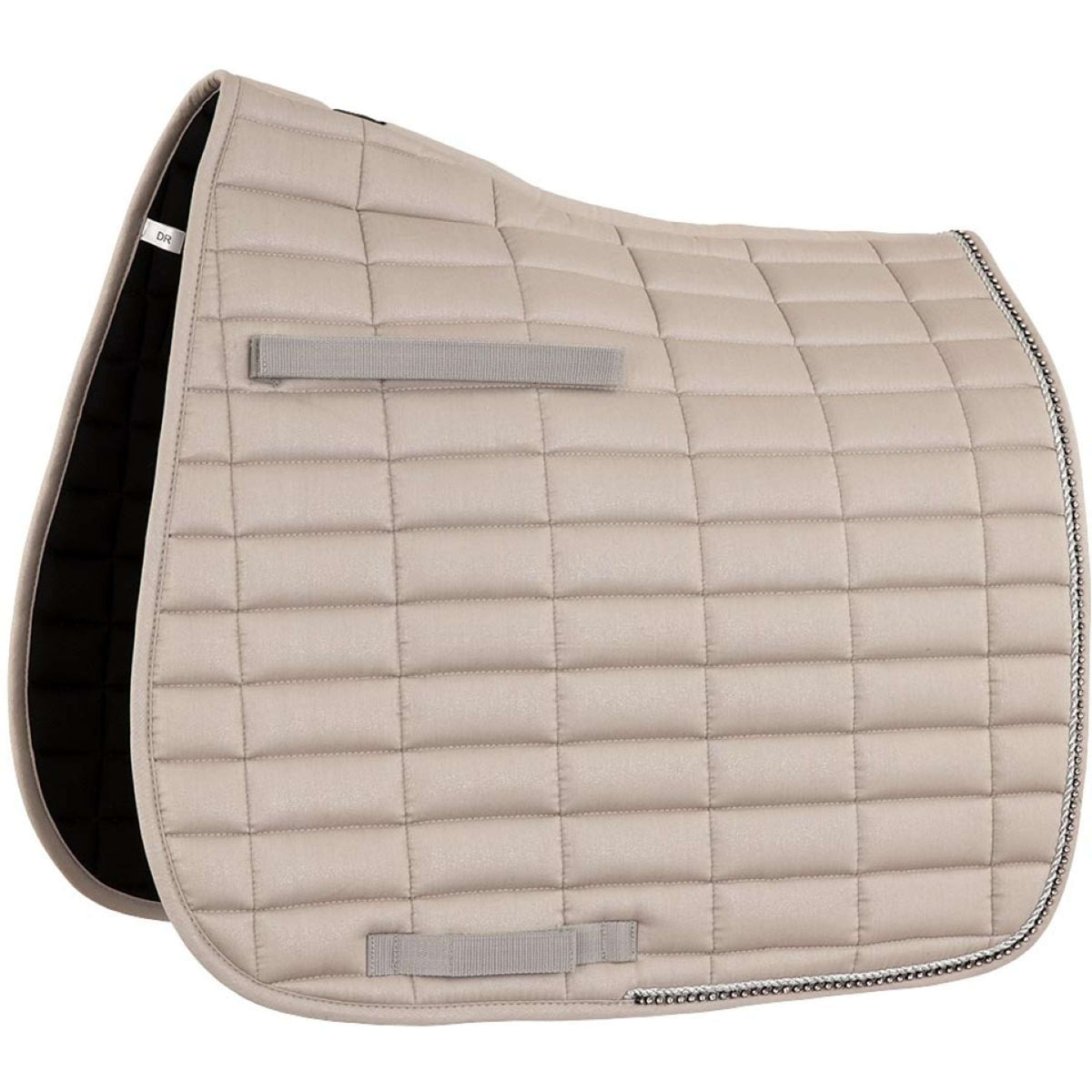 BR Saddlepad Glamour Chic Dressage Silver Grey