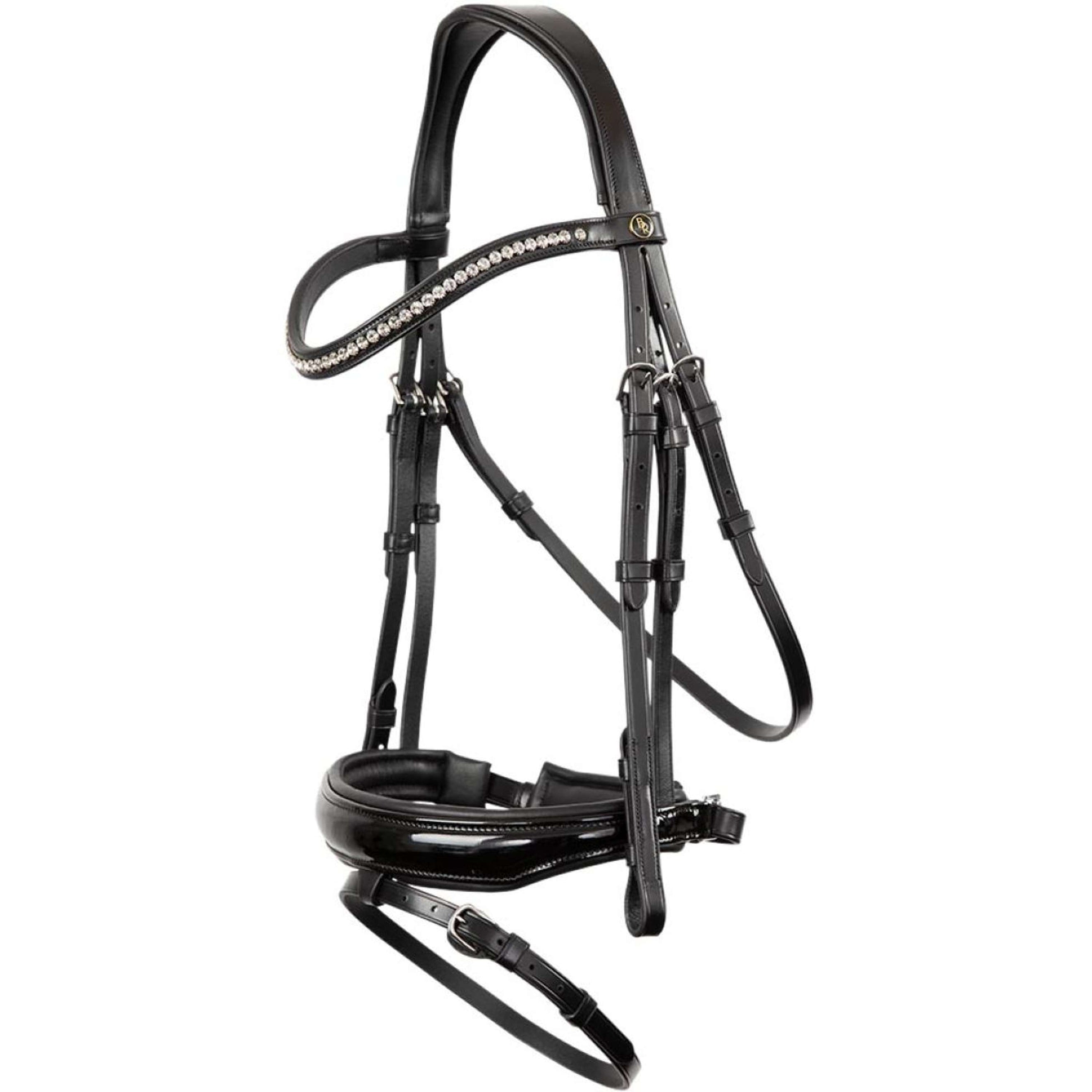 BR Bridle Ipswitch Black/Silver