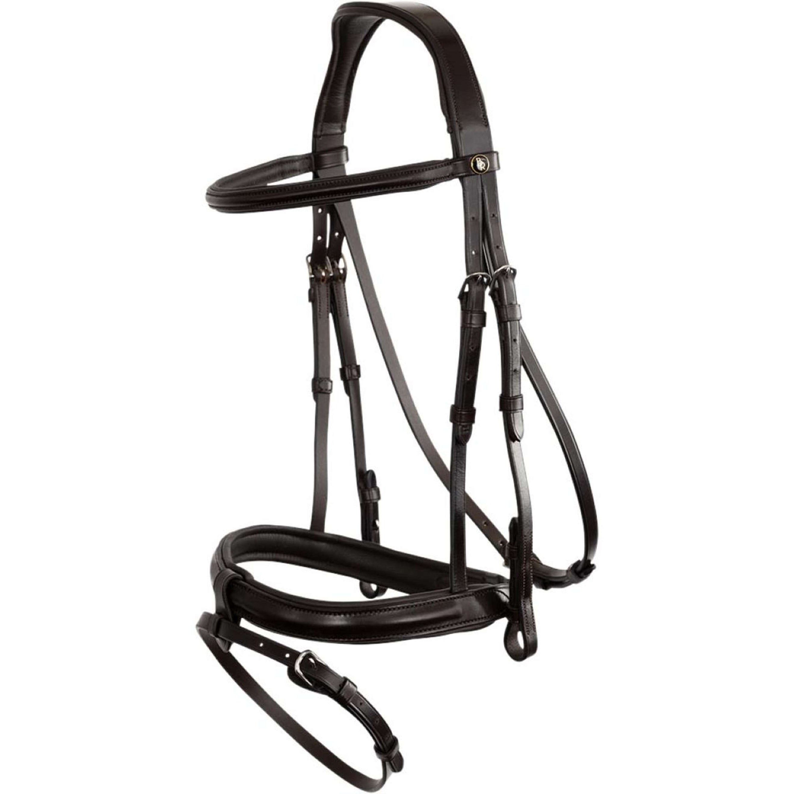 BR Bridle Kendal Combi Noseband Brown/Silver