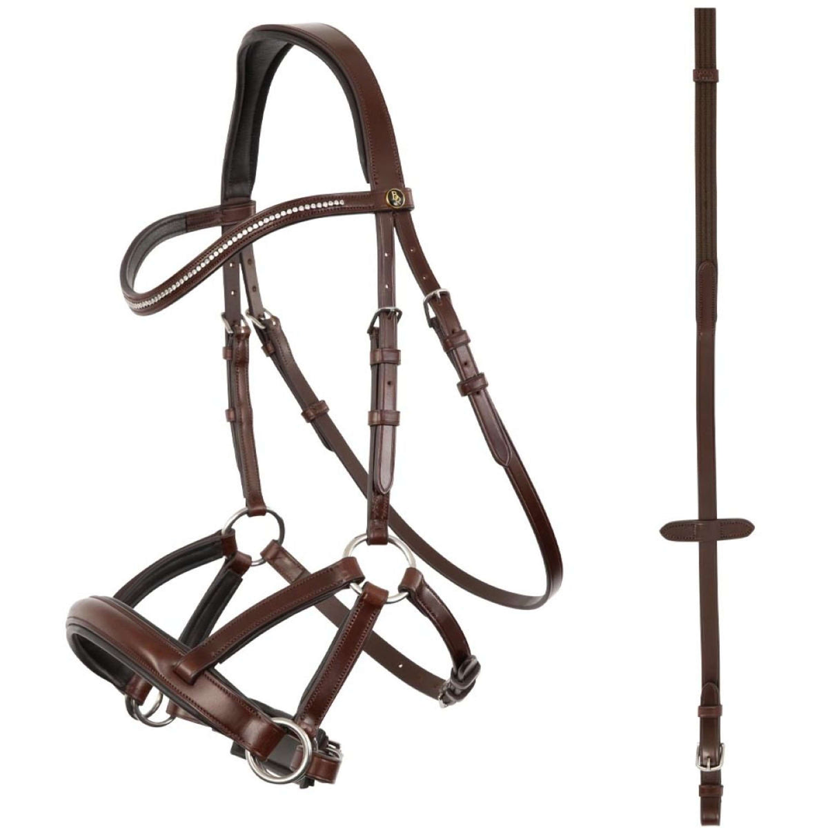 BR Bridle Lewes Side & Pull without Bit Oak/Silver