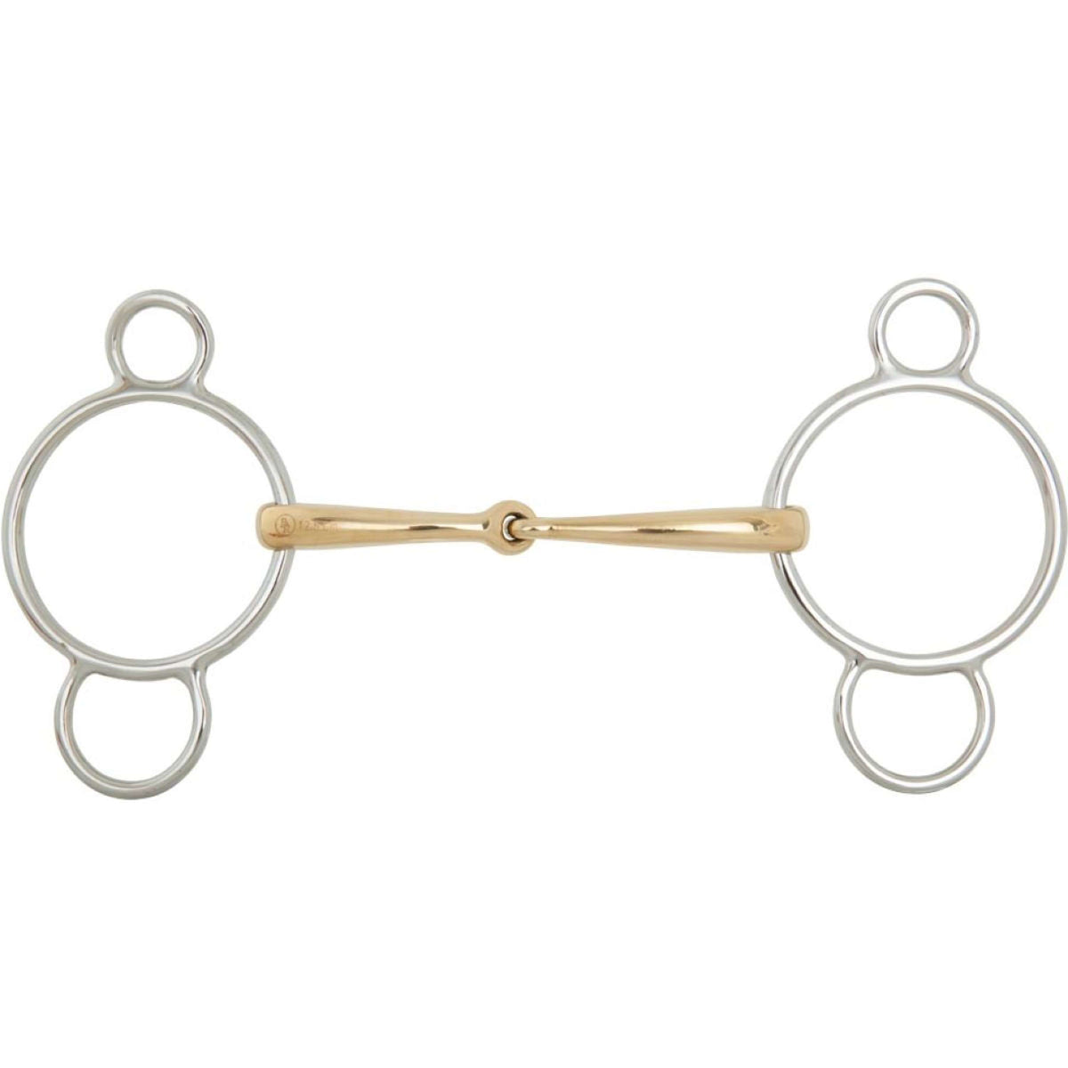 BR Loose Ring Snaffle Soft Contact Single Snaffle Pessoa 12mm