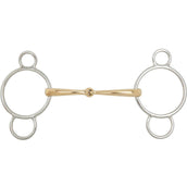 BR Loose Ring Snaffle Soft Contact Single Snaffle Pessoa 12mm