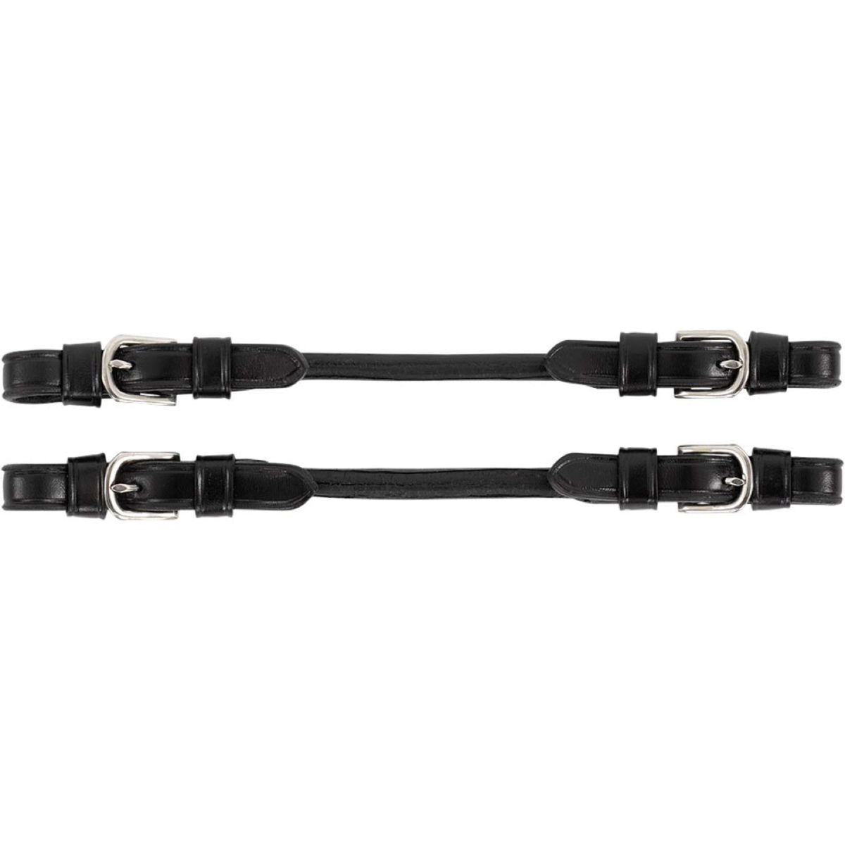 BR Pelham Straps Horwich Black/Silver