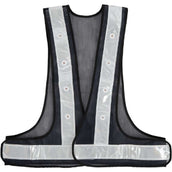 BR Vest Reflective with LED Lights Black/Silver