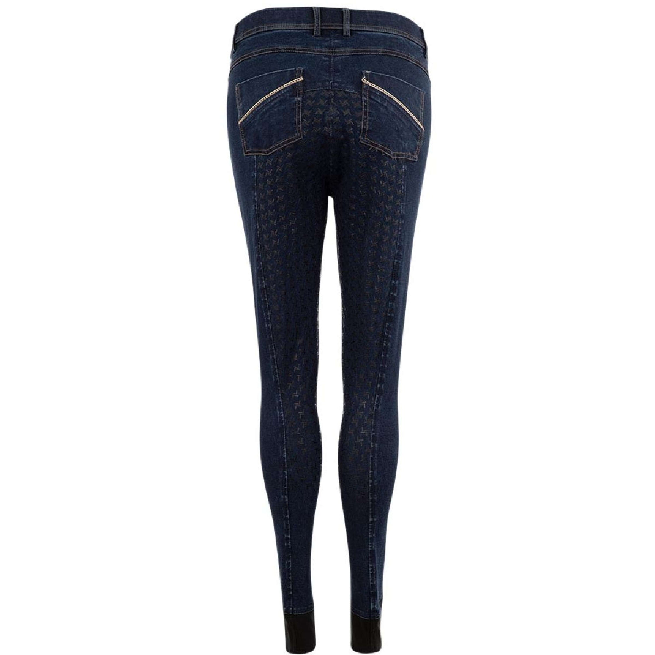 BR Breeches Maxima Silicon Seat Dark Denim