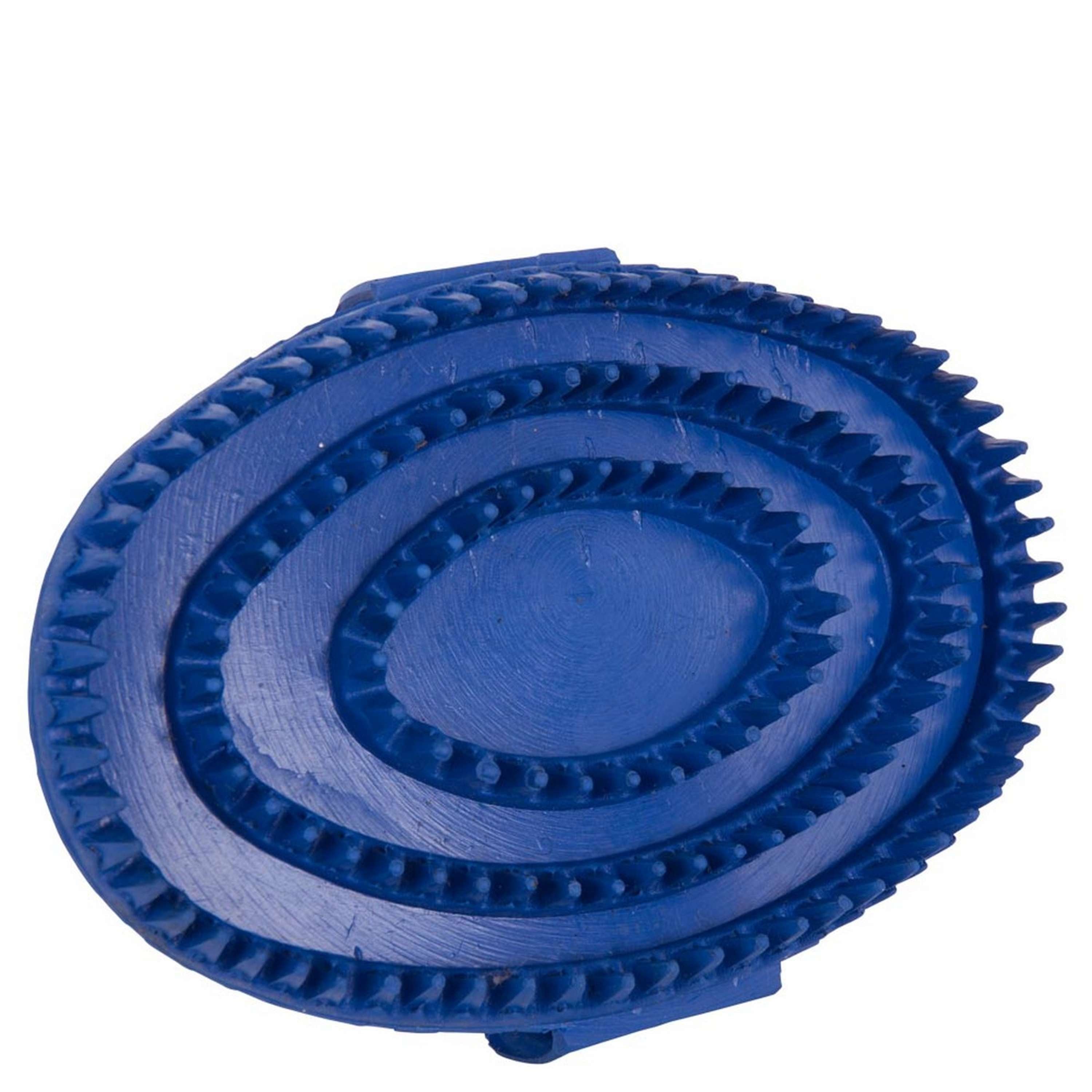Premiere Grooming Brush Rubber Oval Blue