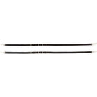 BR Side Rein with Elastic Black