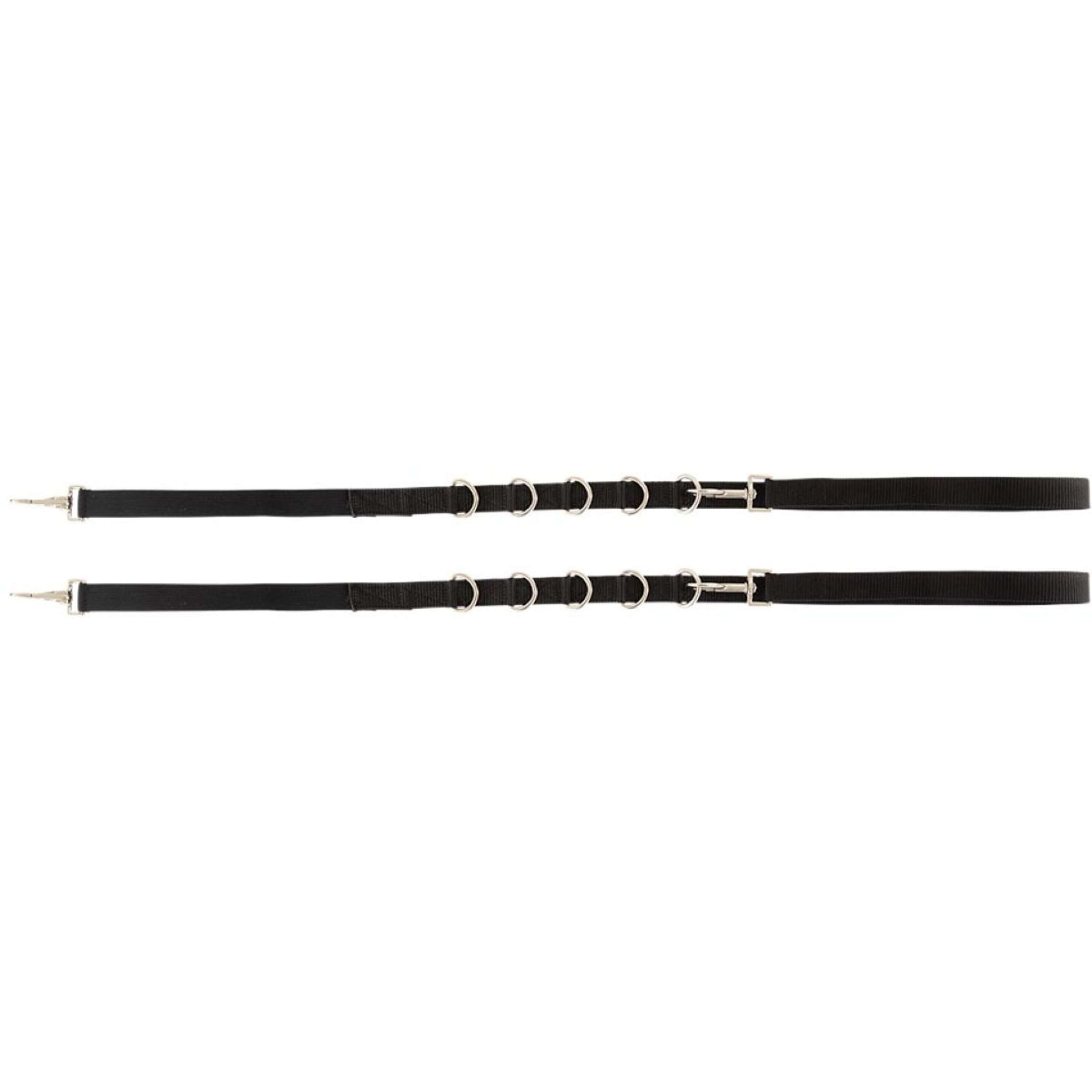 BR Side Rein with Elastic Black