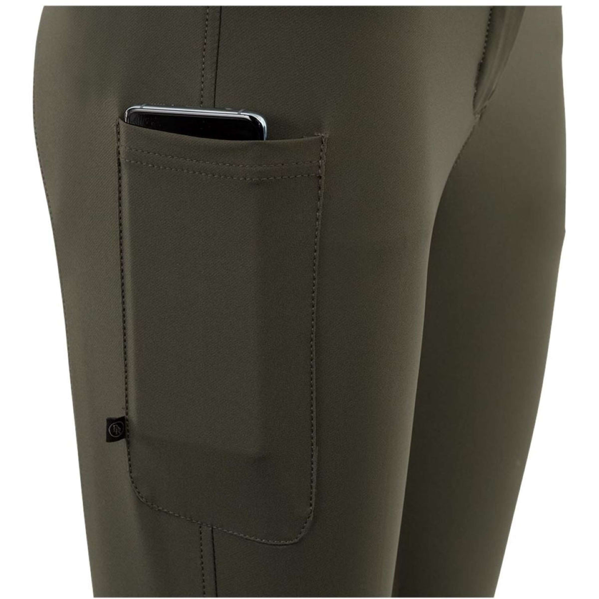 BR Breeches Maury Silicone Knee Forest Green